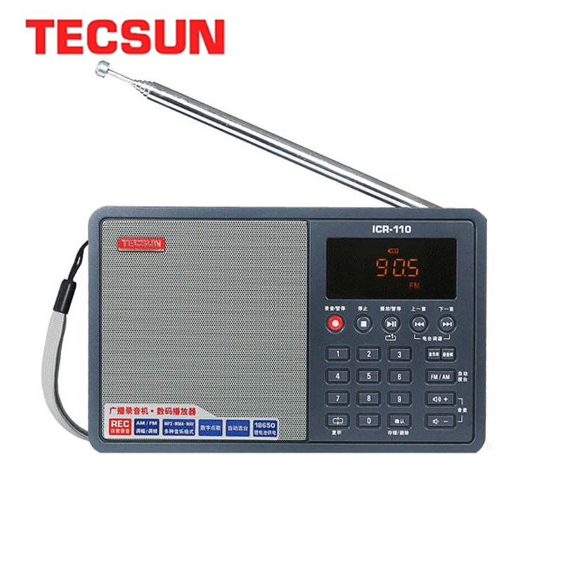 TECSUN ICR-110 FM/AM  TF ī, MP3 ÷̾ ..